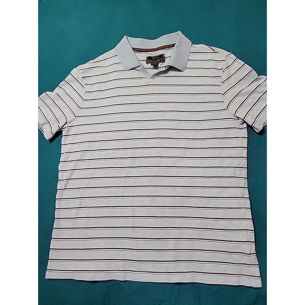 Jos A. Bank Reserve Medium Collared Tee Tailored Fit 42 X 25